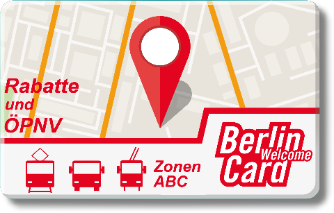 Réductions & transports publics (zones ABC) Berlin Welcome Card Rabatte & ÖPNV (Zonen ABC)