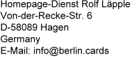 Address of responsible
